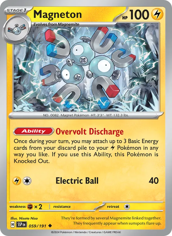 Magneton - Surging Sparks Pokemon Card