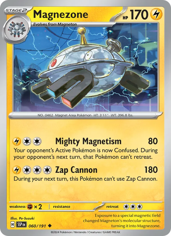 Magnezone - Surging Sparks Pokemon Card
