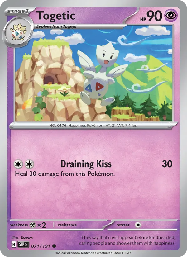 Togetic - Surging Sparks Pokemon Card