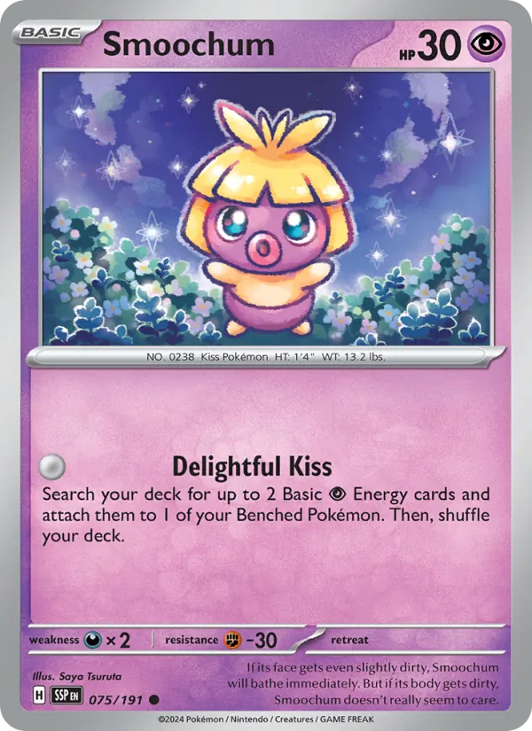 Smoochum - Surging Sparks Pokemon Card