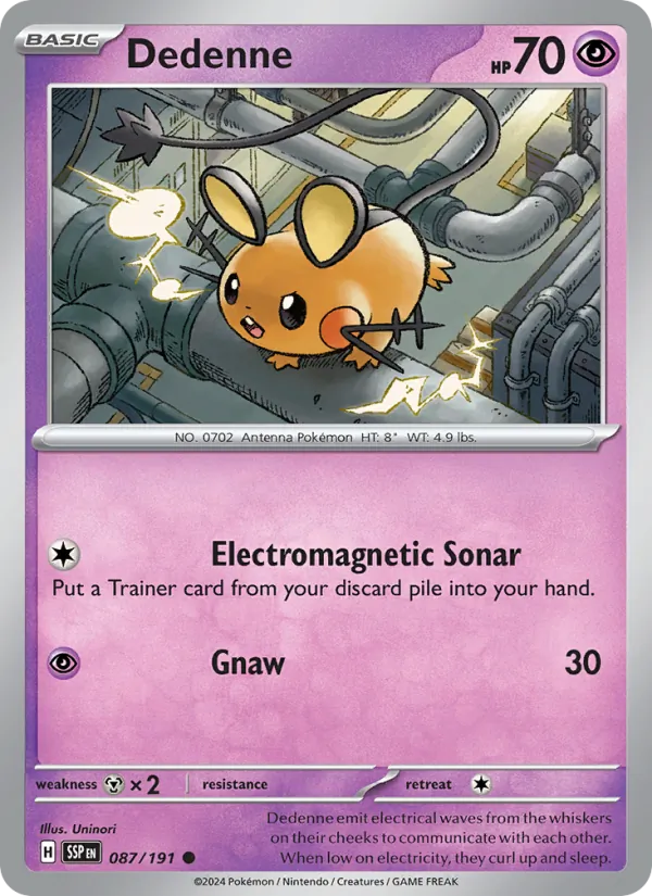 Dedenne - Surging Sparks Pokemon Card