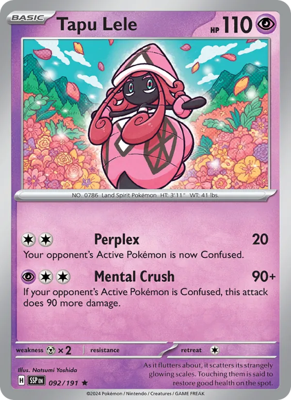 Tapu Lele - Surging Sparks Pokemon Card
