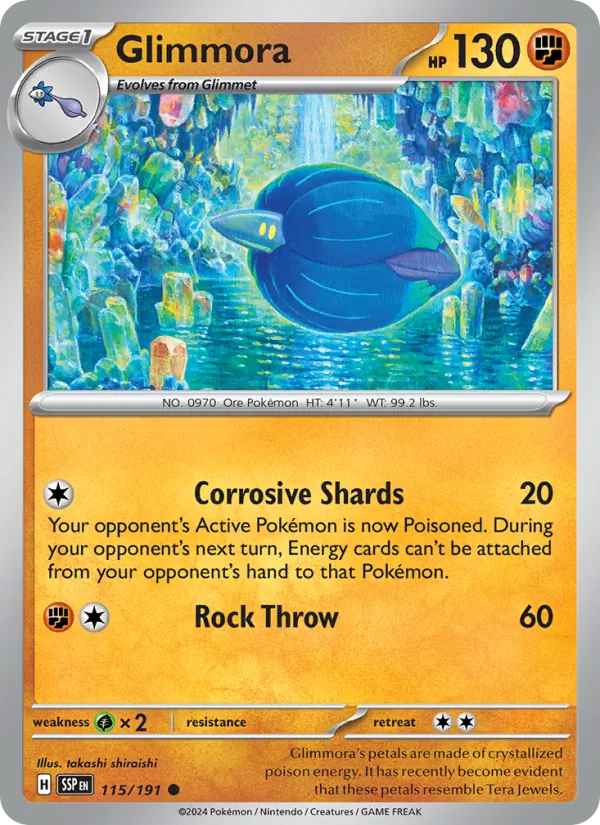 Glimmora - Surging Sparks Pokemon Card