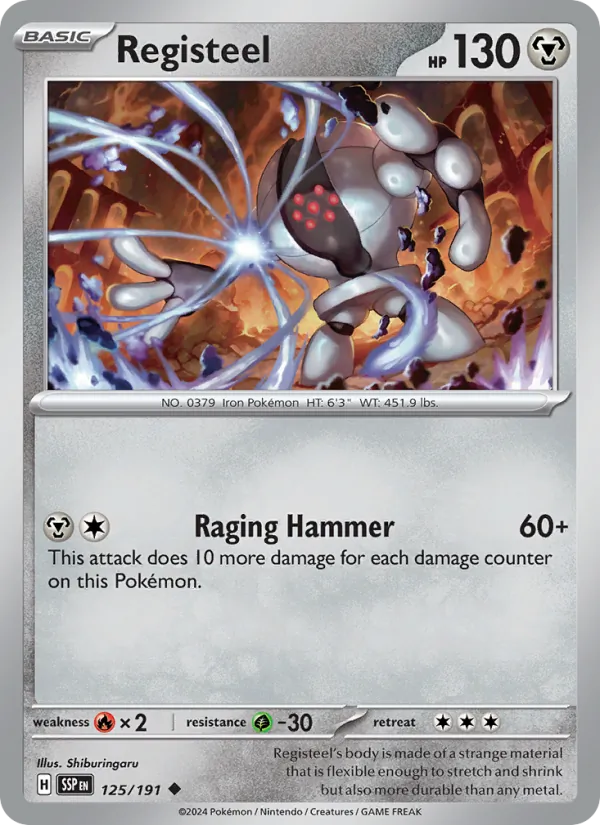 Registeel - Surging Sparks Pokemon Card