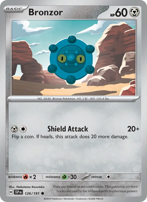 Bronzor - Surging Sparks Pokemon Card