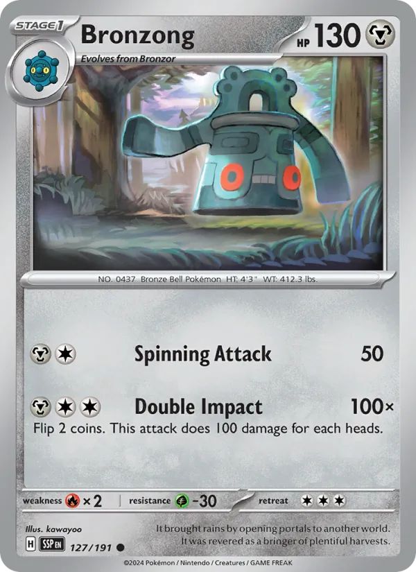 Bronzong - Surging Sparks Pokemon Card