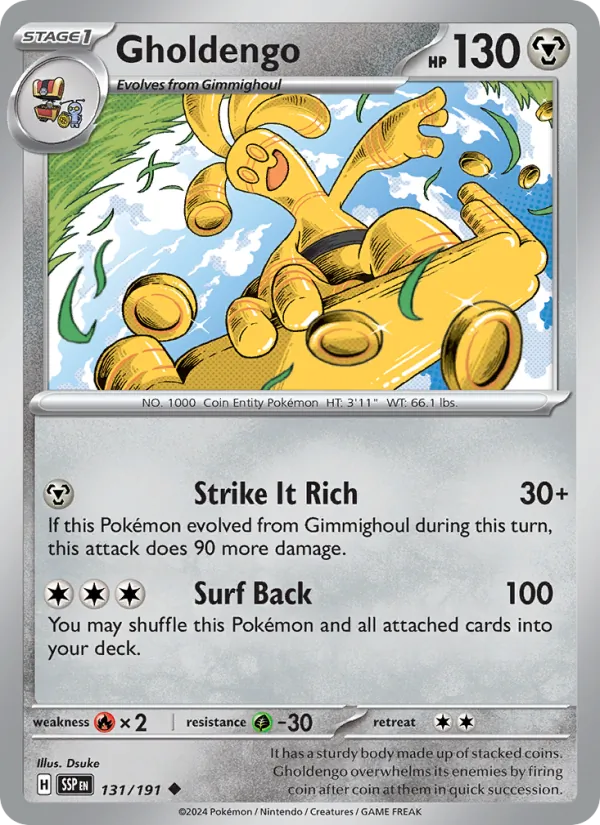 Gholdengo - Surging Sparks Pokemon Card