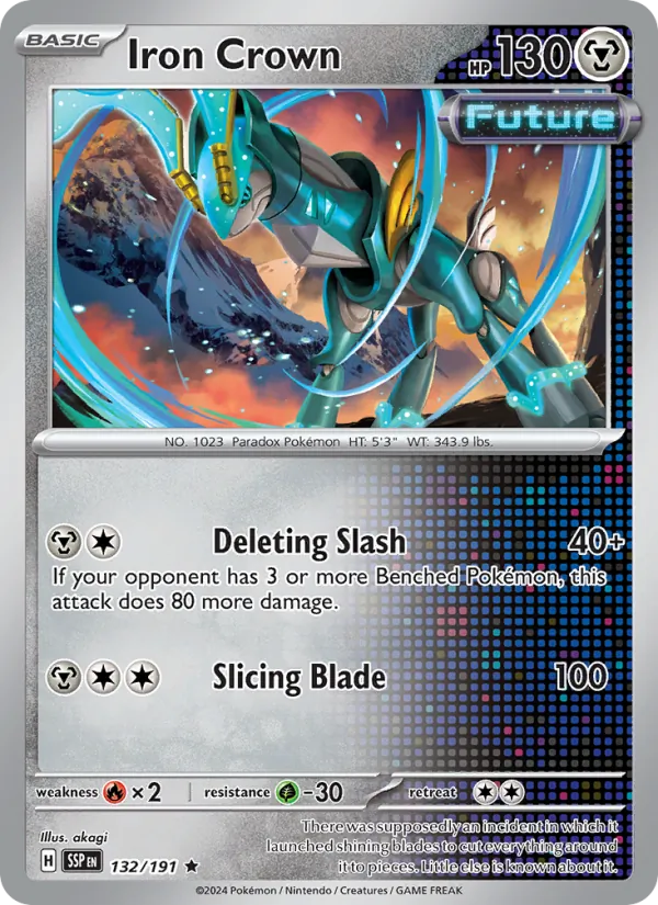 Iron Crown - Surging Sparks Pokemon Card