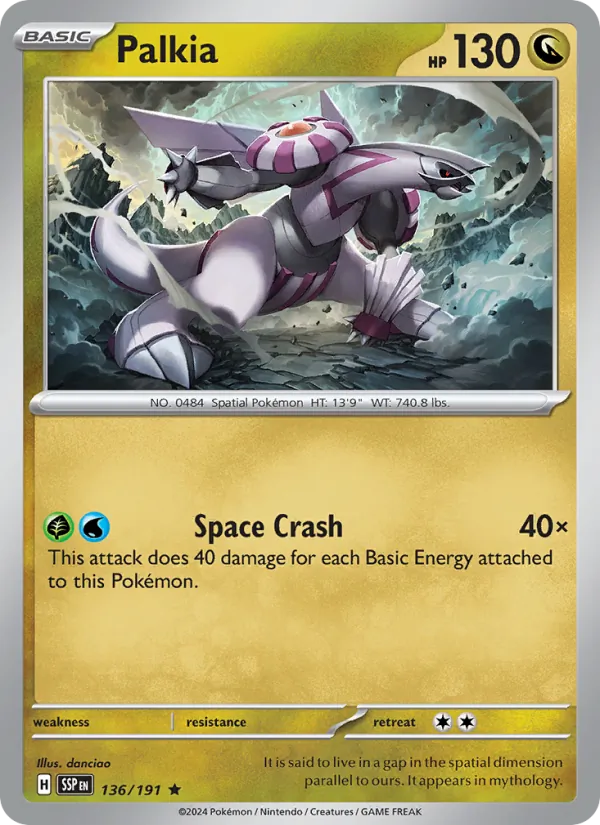 Palkia - Surging Sparks Pokemon Card