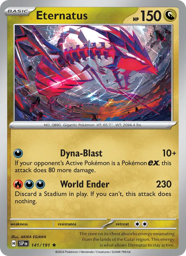Eternatus - Surging Sparks Pokemon Card
