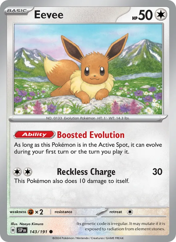 Eevee - Surging Sparks Pokemon Card