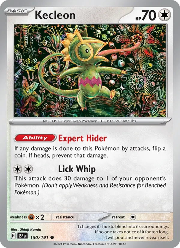 Kecleon - Surging Sparks Pokemon Card