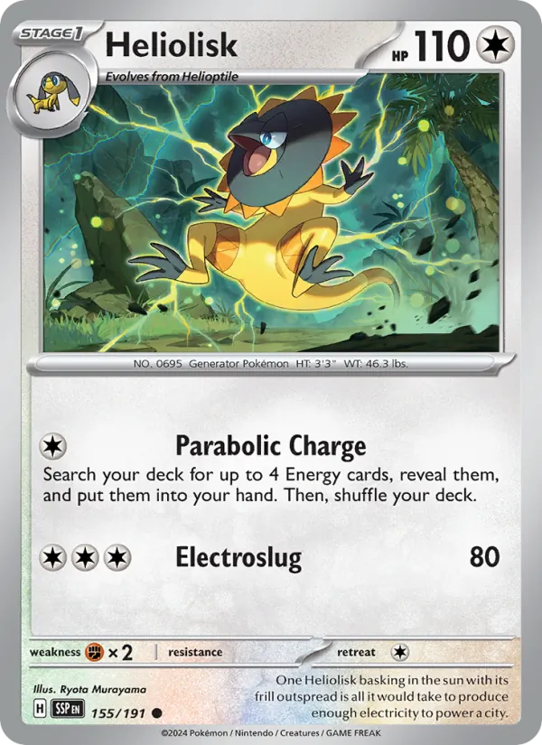 Heliolisk - Surging Sparks Pokemon Card