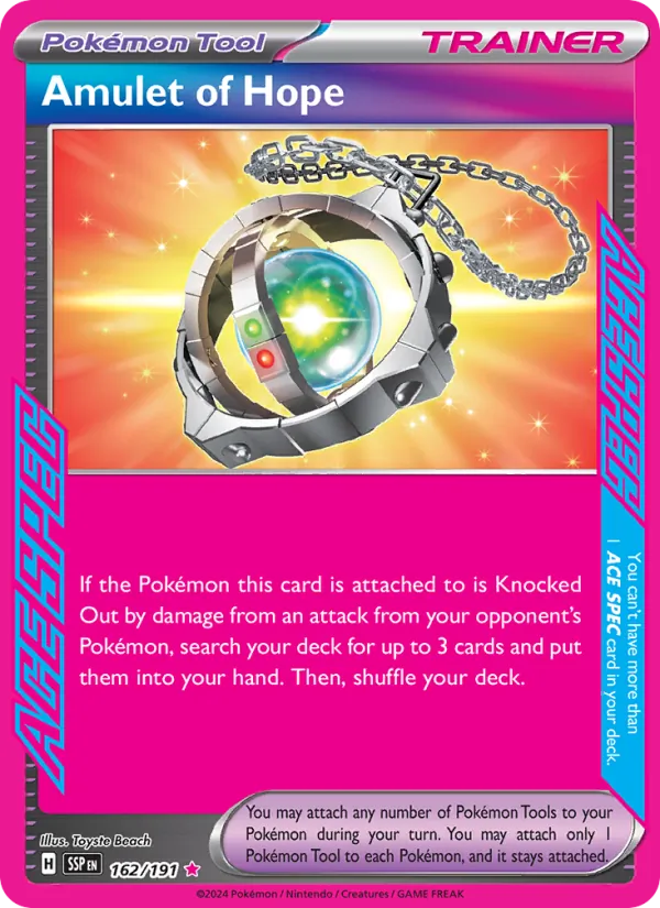 Amulet of Hope - Surging Sparks Pokemon Card