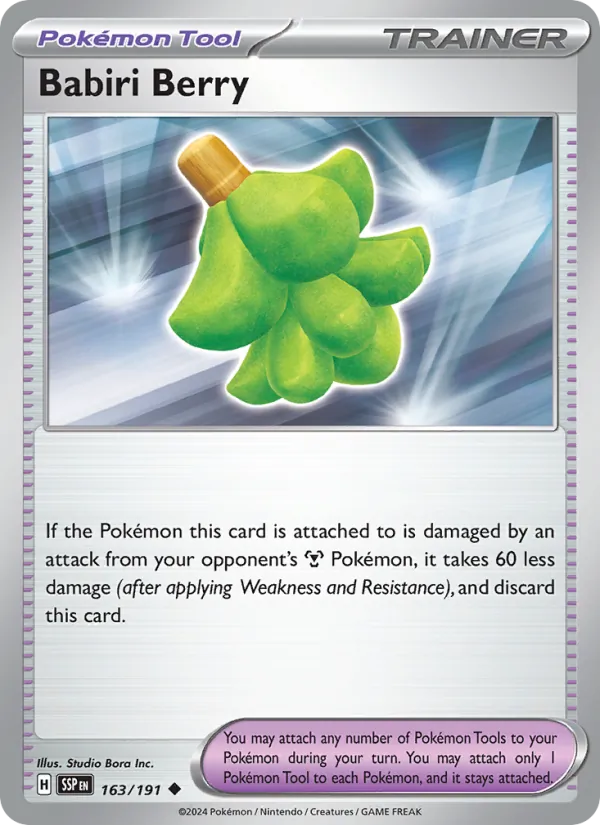 Babiri Berry - Surging Sparks Pokemon Card