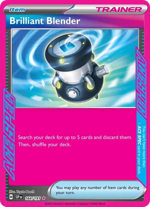 Brilliant Blender - Surging Sparks Pokemon Card