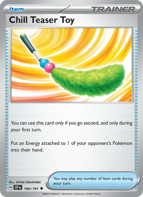 Chill Teaser Toy - Surging Sparks Pokemon Card