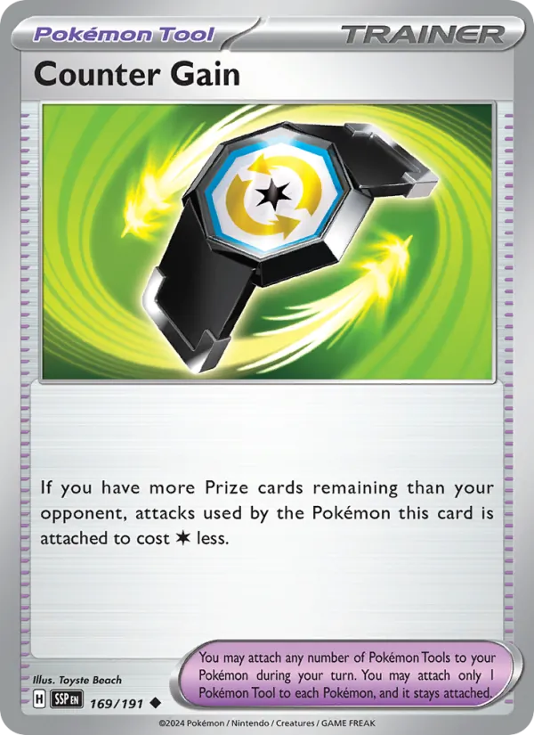 Counter Gain - Surging Sparks Pokemon Card