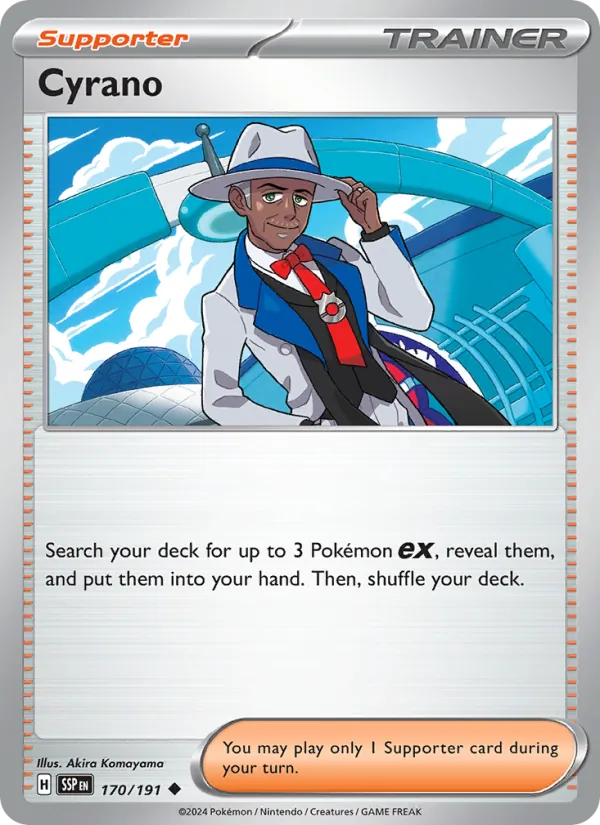 Cyrano - Surging Sparks Pokemon Card