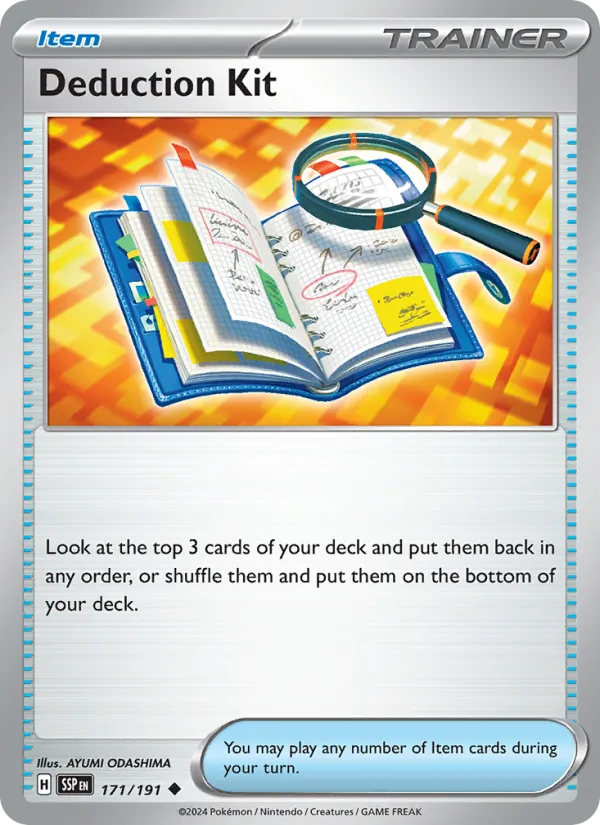 Deduction Kit - Surging Sparks Pokemon Card
