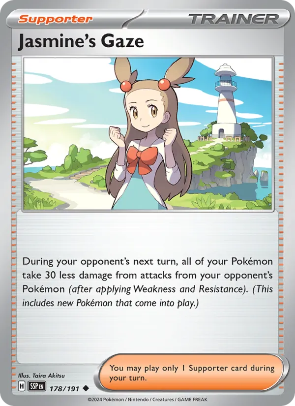 Jasmine's Gaze - Surging Sparks Pokemon Card