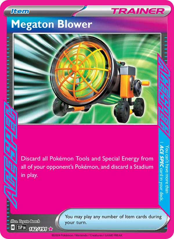 Megaton Blower - Surging Sparks Pokemon Card