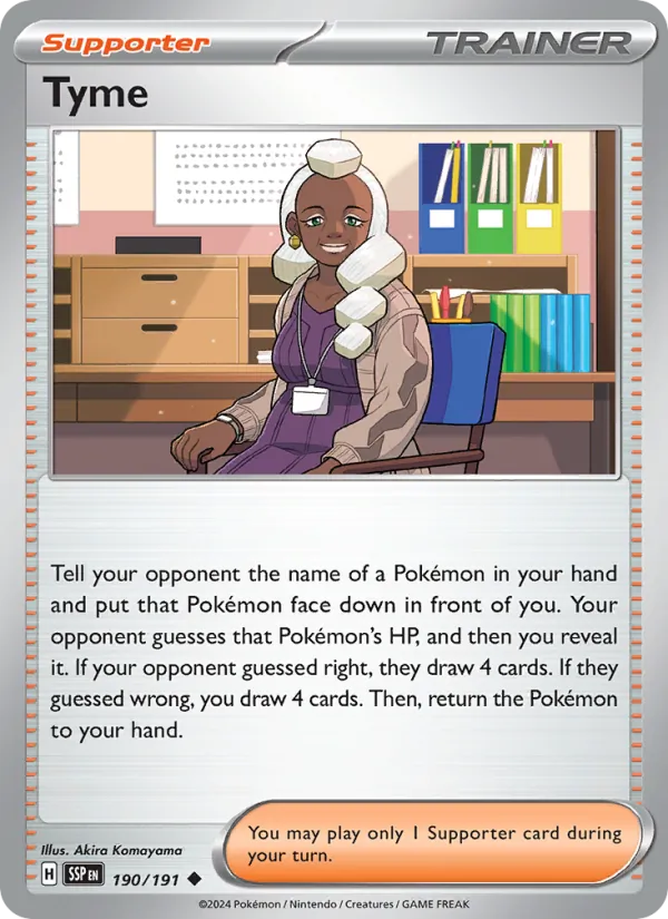 Tyme - Surging Sparks Pokemon Card