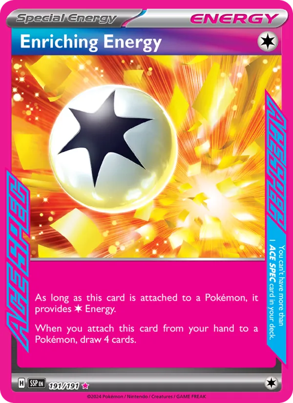 Enriching Energy - Surging Sparks Pokemon Card