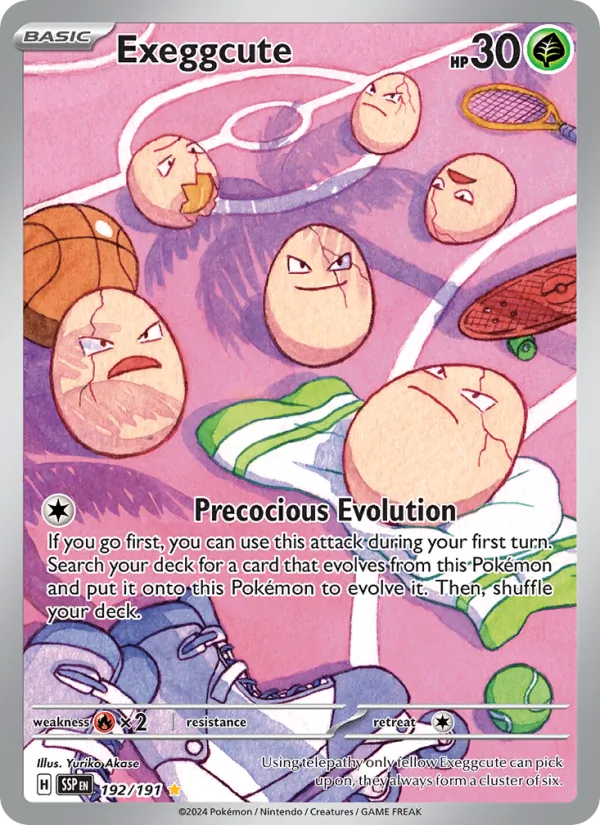 Exeggcute - Surging Sparks Pokemon Card