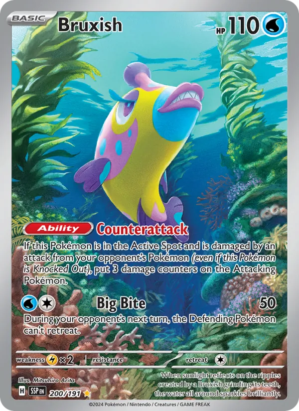 Bruxish - Surging Sparks Pokemon Card