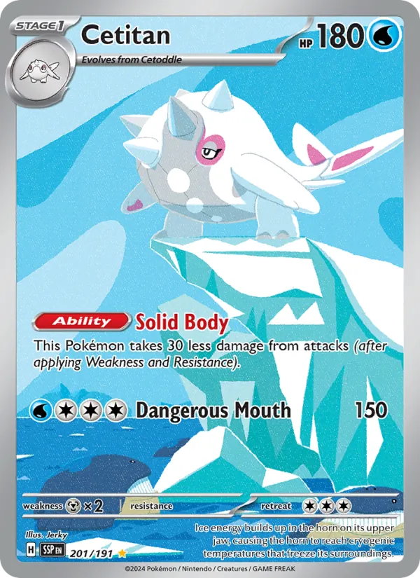 Cetitan - Surging Sparks Pokemon Card