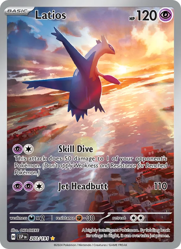 Latios - Surging Sparks Pokemon Card