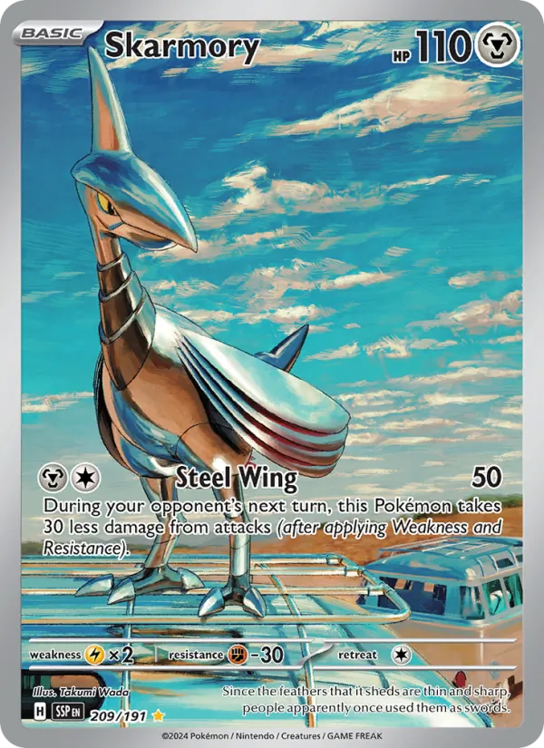 Skarmory - Surging Sparks Pokemon Card