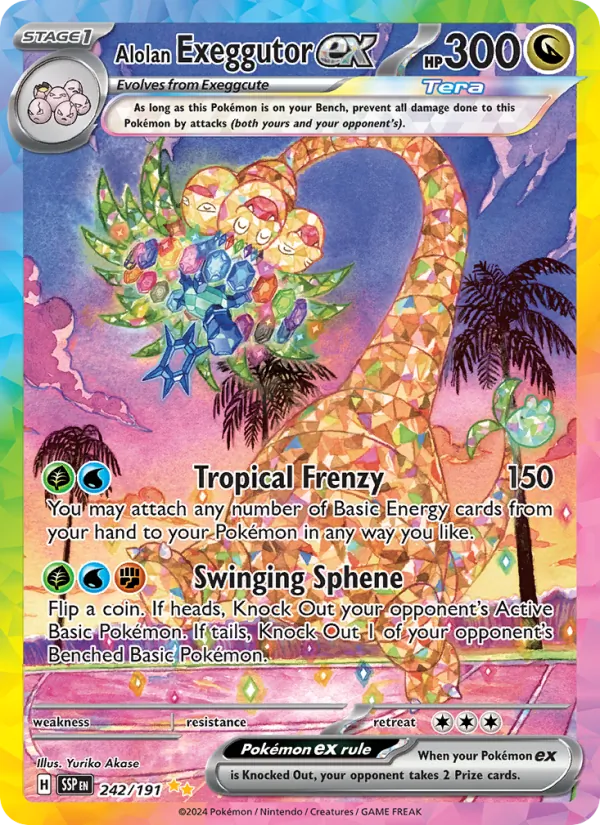 Alolan Exeggutor ex - Surging Sparks Pokemon Card