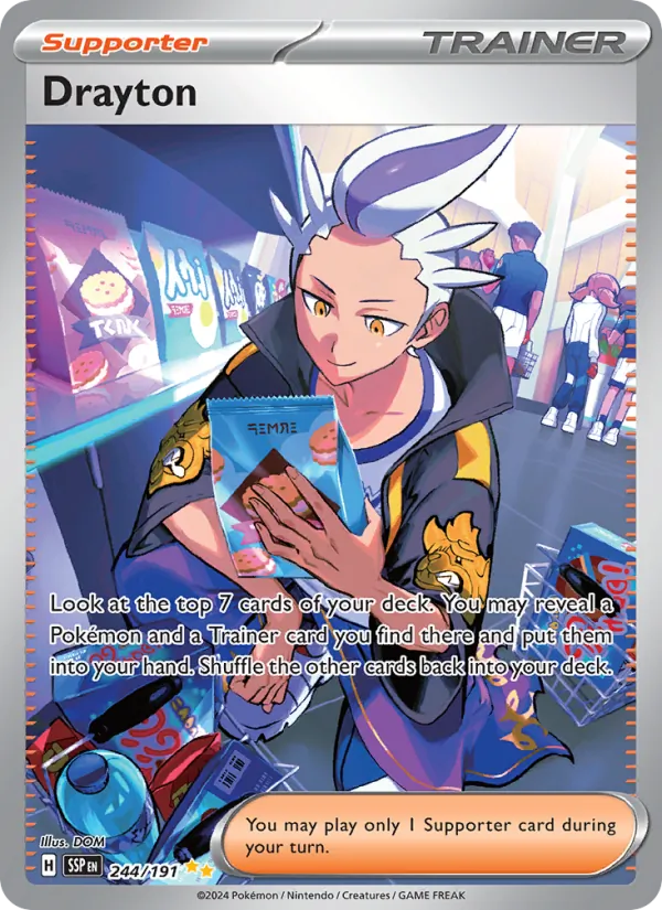 Drayton - Surging Sparks Pokemon Card