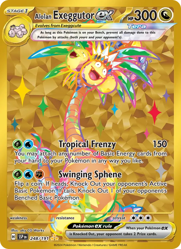Alolan Exeggutor ex - Surging Sparks Pokemon Card