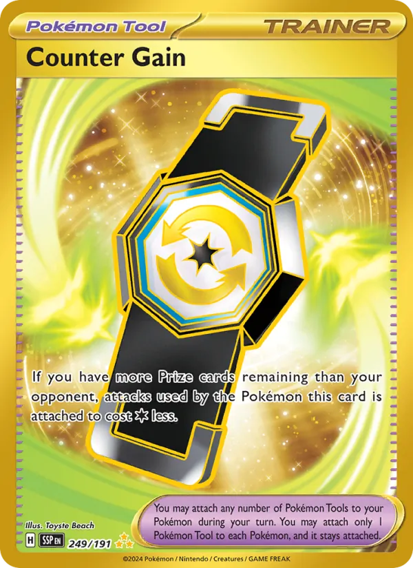 Counter Gain - Surging Sparks Pokemon Card