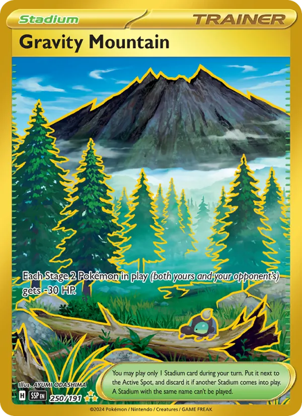 Gravity Mountain - Surging Sparks Pokemon Card