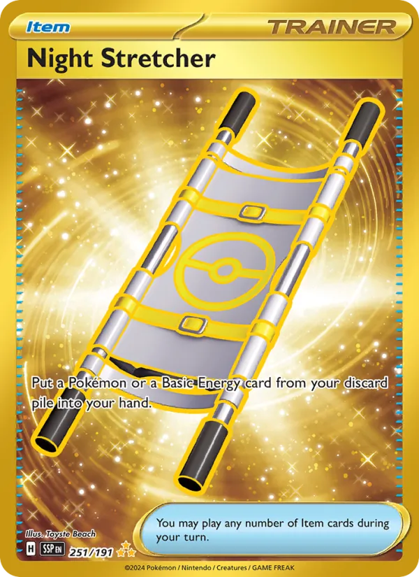 Night Stretcher - Surging Sparks Pokemon Card