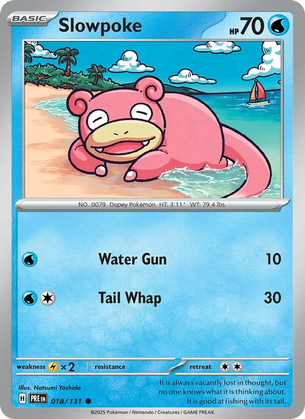 Slowpoke - Prismatic Evolutions Pokemon Card
