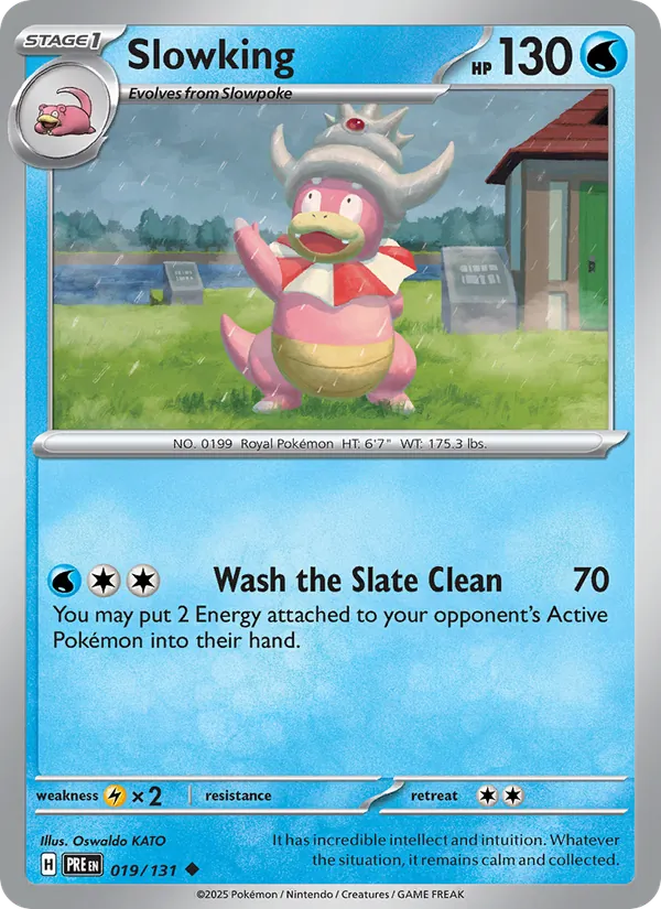Slowking - Prismatic Evolutions Pokemon Card