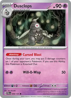 Dusclops - Prismatic Evolutions