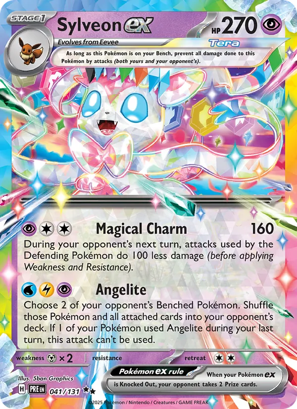 Sylveon ex - Prismatic Evolutions Pokemon Card