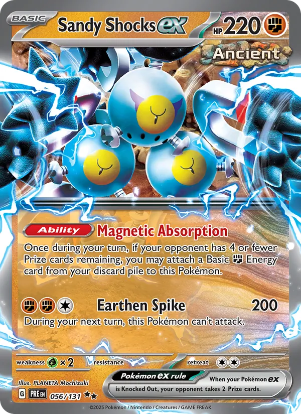 Sandy Shocks ex - Prismatic Evolutions Pokemon Card