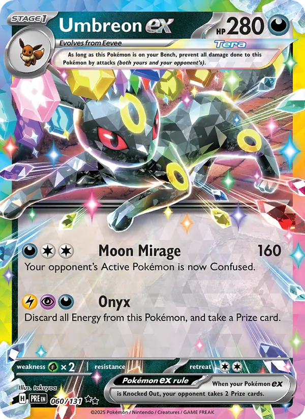 Umbreon ex - Prismatic Evolutions Pokemon Card