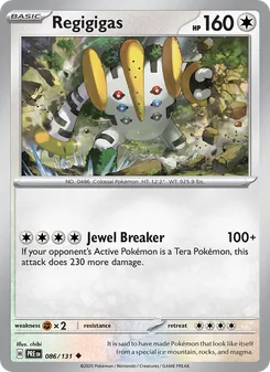 Regigigas - Prismatic Evolutions