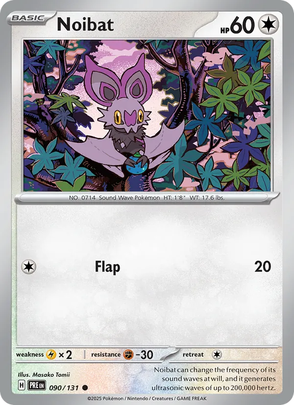 Noibat - Prismatic Evolutions Pokemon Card