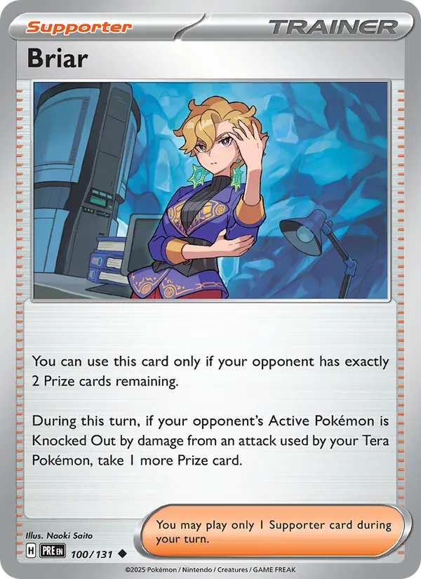 Briar - Prismatic Evolutions Pokemon Card