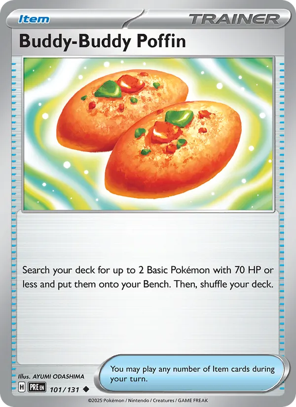 Buddy-Buddy Poffin - Prismatic Evolutions Pokemon Card