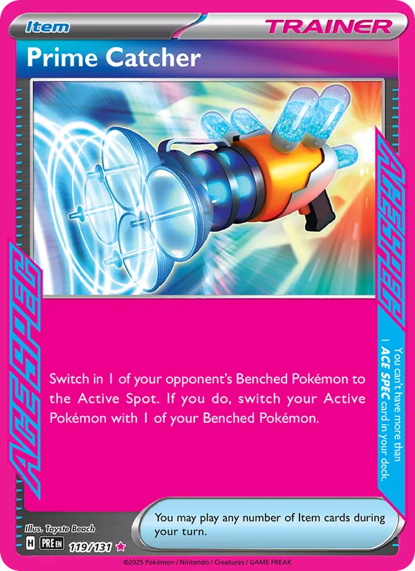 Prime Catcher - Prismatic Evolutions Pokemon Card